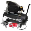 Sealey SAC5020APK Compressor 50L Direct Drive 2hp with 4pc Air Accessory Kit