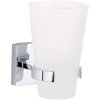 tesa 40270-00000-00 KLAAM toothbrush holder Adhesive chrome/white