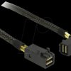 83621 Cable Mini SAS HD SFF-8643 > Mini SAS HD SFF-8643 angled 0.5 m