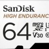 SDSQQNR-064G-GN6IA MicroSDHC memory card 64 GB, SanDisk High Endurance
