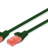 Patch cable, RJ45 plug, straight to RJ45 plug, straight, Cat 6, U/UTP, LSZH, 5 m, green, DK-1617-050/G