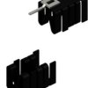 Clip-on heatsink, (L x W x H) 28.58 x 14.5 x 13.51 mm, 21 K/W, black anodized, 10006499
