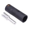 LCA60-M Black Male 1-Pin Silver Plated Connector 55A AMASS