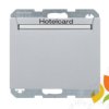 BERKER K.5 Wyłącznik przekaźnikowy na kartę hotelową aluminium 16417134 HAGER