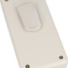ABS handheld enclosure, (L x W x H) 130 x 65 x 25 mm, light gray (RAL 7035), IP54, 1599BGYCP