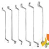 Klucze oczkowe odgięte 6-17mm zestaw 6szt. 35D455 TOP TOOLS