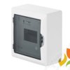 Rozdzielnica natynkowa 6 modułowa 1x6M drzwi transparentne IP40 ECONOMIC BOX RN N+PE 2501-01 ELEKTRO-PLAST NASIELSK