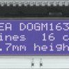 EA DOGM163B-A LCD text module, 48.3 x 12 mm, blue