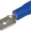 Konektor; 6,3x0,8mm; 1,5÷2,5mm2; płaski wsuwka; izolowany; 01115-MDD2-250; niebieski; proste; na przewód; cynowane; zaciskany; 1