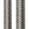 Metal braided sleeve, inner Ø 15 mm, range 12-22 mm, silver, -50 to 250 °C, 14050101017