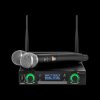 Mikrofon bezprzewodowy 2-kanały AZUSA UHF JU-822 / MIK0148