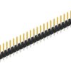 Pin header, 30 pole, pitch 2.54 mm, straight, black, 10048236