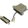 BKL 10121124 D-Sub to RJ12 Adapter 25-pin socket freely assemblable