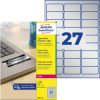 L6011-20 Name plate labels, 63.5 x 29.6 mm
