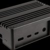 A-RA08-M2B Housing for Raspberry Pi 4B, aluminum, black