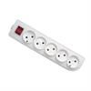 Gniazdo przedłużacza 5x z wyłącznikiem GN-5W