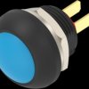 Pushbutton, 1 pole, blue, unlit , 0.12 A/125 VAC, 0.2 A/50 VDC, 13.6 mm, IP68, 1-2329360-5