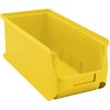 Allit 456292 Storage Bin 125x150x320mm Yellow High Load Capacity