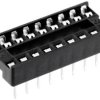Connfly DS1009-18AT1NX-0A2 Podstawka pod układy scalone Wymiary siatki: 2.54 mm Ilość styków: 18 1 szt. tuba