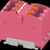 3002787 PTFIX distributor block, 6x1.5, pink