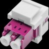 DN-96019-1-K Keystone module, fiber optic coupling, LC duplex, MM