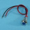 12V 10mm BLUE LED METAL KONTROLKA