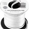 Kabel typu linka 2 x 0,75 mm² biały 604867 10 m