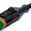 Connection cable, socket, 3 pole, straight to openend, 2m