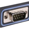 Złącze D-Sub 9-pinowe Męski Proste Montaż na panelu Złoto