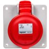 Gniazdo Tablicowe 16A 4P 400V Czerwone Ip44 P17 Tempra Pro 555188