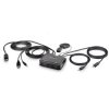 StarTech.com C2-D46-UAC-CBL-KVM 2-Port Hybrid USB-C DisplayPort Cable KVM Switc