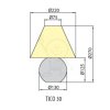 TICO 30 zielony E14 40W Brilum