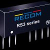 RS3-0512S DC/DC converter 3 W, 4.5-9 Vin, single, 12 Vout, 250 mA, SIL-8