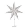 Dekoracje - Świecznik Biały, Papierowa Gwiazda Biała, 67X45 Cm, Na Żarówkę...