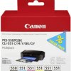 Canon atrament PGI-550PGBK/CLI-551 Multipack Fotograficzny czarny, Cyjan, Magenta, Żółty, Czarny, Szary
