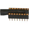 IC socket, 16 pole, pitch 2.54 mm (7.62 mm), CuZn alloy for DIL-IC, 10031408
