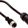 Złącze i kabel ze złączem Złącze M12 liczba rdzeni 5 długość 250mm Rodzaj A Żeńskie Złącze B Złącze M12