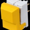 Push button, switching voltage: 24 V, yellow