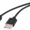 Renkforce Kabel USB USB 2.0 Złącze męskie USB-A, Złącze męskie USB-C® 1.50 m czarny styki pozłacane RF-4288950