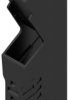 Side element, PA, (W x H x D) 12.5 x 22.8 x 105.5 mm, black, for OMNIMATE enclosure, 1104200000