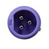 Wtyczka przenośna 16A 3P 24V fioletowa IP44 TWIST 063v