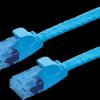 21992054 Patch cable Cat. 6a, UTP, extra-flat, blue, 1.5 m