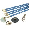 Bailey 1324 Lockfast 3/4in Drain Rod Set 4 Tools