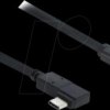 81709 Coaxial USB 40 Gbps cable angled left / right USB PD 3.1 240 W 0