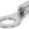 Uninsulated ring cable lug, 0.3-1.42 mm², AWG 22, 5 mm, metal, 34112