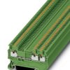 Through terminal block, push-in connection, 0.14-1.5 mm², 3 pole, 17.5 A, 6 kV, green, 3208160