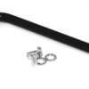 Handle, straight, aluminum, (W x H x D) 80 x 25 x 5 mm, black, 1427G2BK