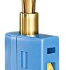 Wtyk bananowy z szybkozłączem 4mm 32A 250V niebieski