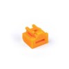 Smartkeeper Blokada portu RJ45 LAN NL03P2OR Zestaw 100-elementowy pomarańczowy bez klucza NL03P2OR