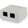 GNIAZDO NATYNK.2*RJ45 DO KEYST